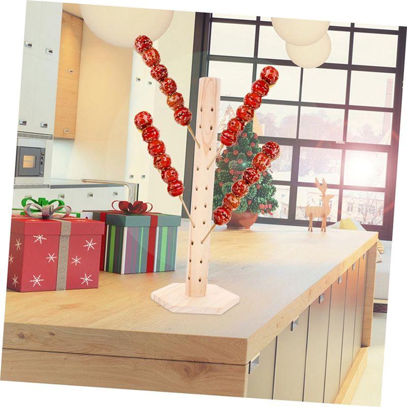 ABWR-Lollipop Storage Container Wooden Lollipop Stand Lollipop Stand Display Stand Dessert Theme
