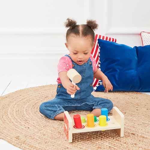 Early Learning Centre Wooden Hammer Toy - Hammer Toy, Interlocking Hammer, Baby Shower Gift, 200245 (Authentic)