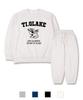 TI.GLAKE Dog Oversized Fleece-Lined Sweatshirt And Jogger Training Pants Set