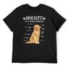 Funny Golden Retriever Anatomy Dog Owner Dog Lover T-Shirt Croswit Shirt Man Funny T-shirt Funny Shirt Cotton Outfits for Men