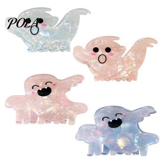 Shimmer Hair Gripper Halloween Claw, Cute Ghost Gripper, Firm Grip Clip with Medium Long for Hair, Comfortable Stylish Accessories Women Girls