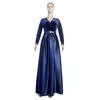 African Women's Deep V Velvet Long Sleeve Swing Dress with Belt - Autumn/Winter Fashion 2022