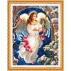 Diamond Painting Religion Pattern Home Decor, Full Round Diamond Embroidery Angel Needlework,Diamond