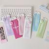 Cute PVC Photo Storage Case Bowknot 4 Grids Idol Photocard Holder Hollow Photos Protective Cover for Student Girls