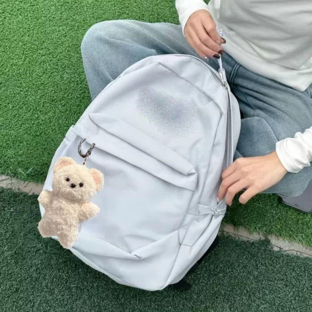 Magnetic Cartoon Bear Key Chain Cartoon Bear Plush Pendant Magnetic Bear Pendant Unisex