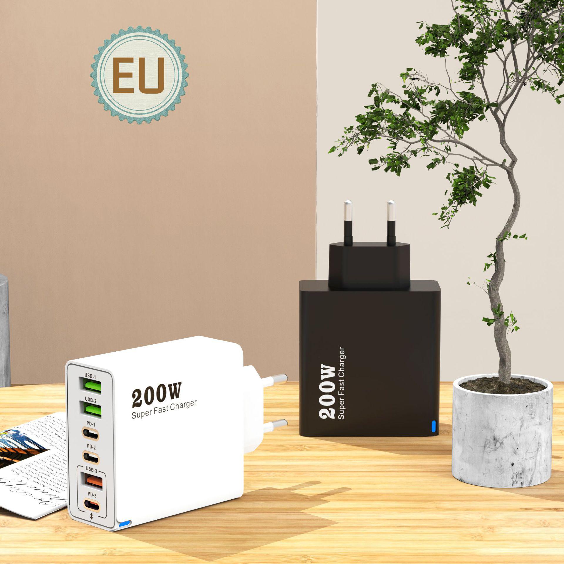 

Australian Standard Multi-Port Fast Charging Desktop Adapter for Mobile Phones EU Standard (Connector Only) білий