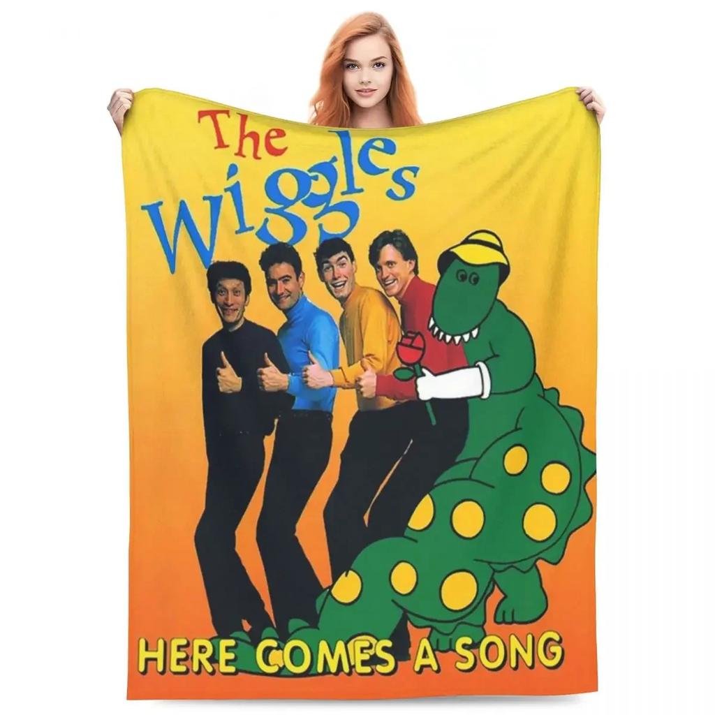 Throw Blanket The Wiggles Micro Fleece Blanket Four Sizes Blanket Comfortable For Bedroom Nice Gift