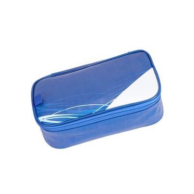 Astuccio in Pelle PU Impermeabile Astucci Portapenne ad Alta Capacità Borsa Portapenne con Zip Multi Scomparti Per Studente Adulto Bambino
