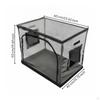 Reptile Enclosure Transparent Foldable Cage Portable Bearded Dragon