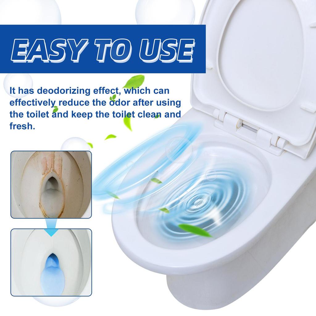 12 Stück Toilettenschüssel-Reinigungstabletten (verpackt) Haushalt Badezimmer Toilette Desodorierung Reinigung Schmutz Urinflecken Reinigungstabletten