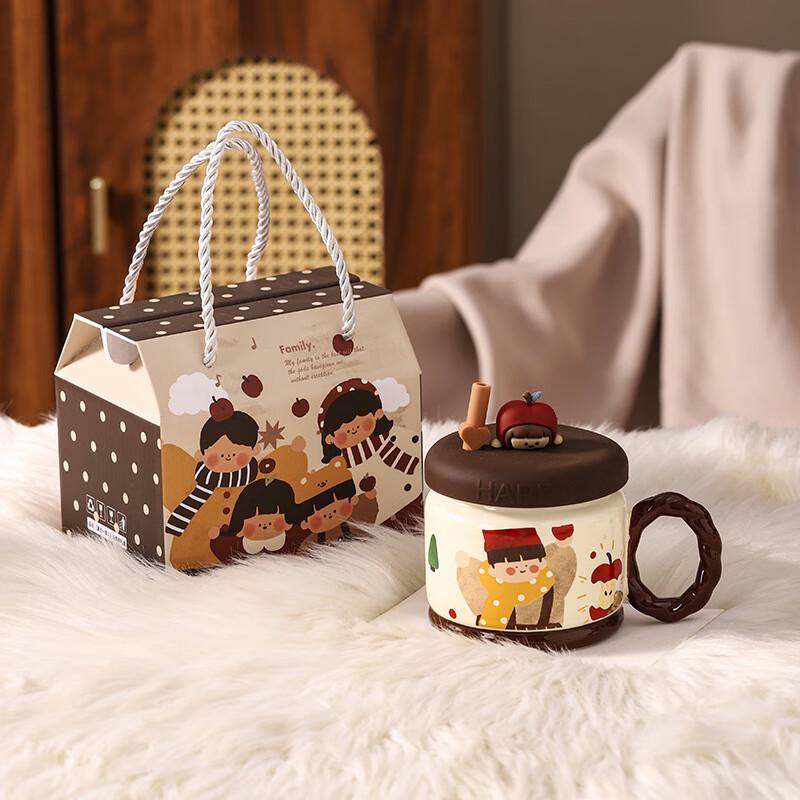 

WA Family Retro Ceramic Mug with Lid