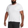 Nike Miler Solid Color Logo Crew Neck Short Sleeve T-Shirt Men Tops White DV9315-100