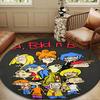 Edd Eddy Adventure Round mat, Anti-slip Circle Carpet Chair rug For livingroom,Bedroom, doormat home decor Gift Christmas Gifts