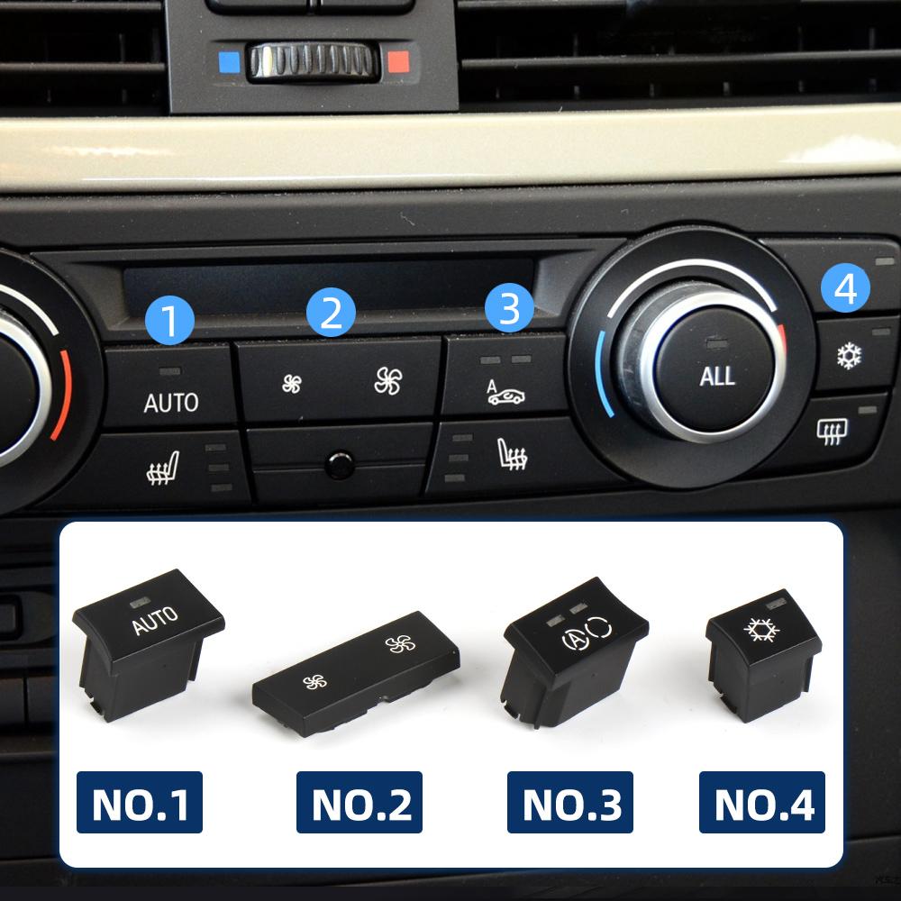 For BMW 1 3 X1 X3 Series E87 E84 E90 E91 E92 E93 F25 Car Dashboard Air Conditioning Ventilation Control AC Button 64119344143