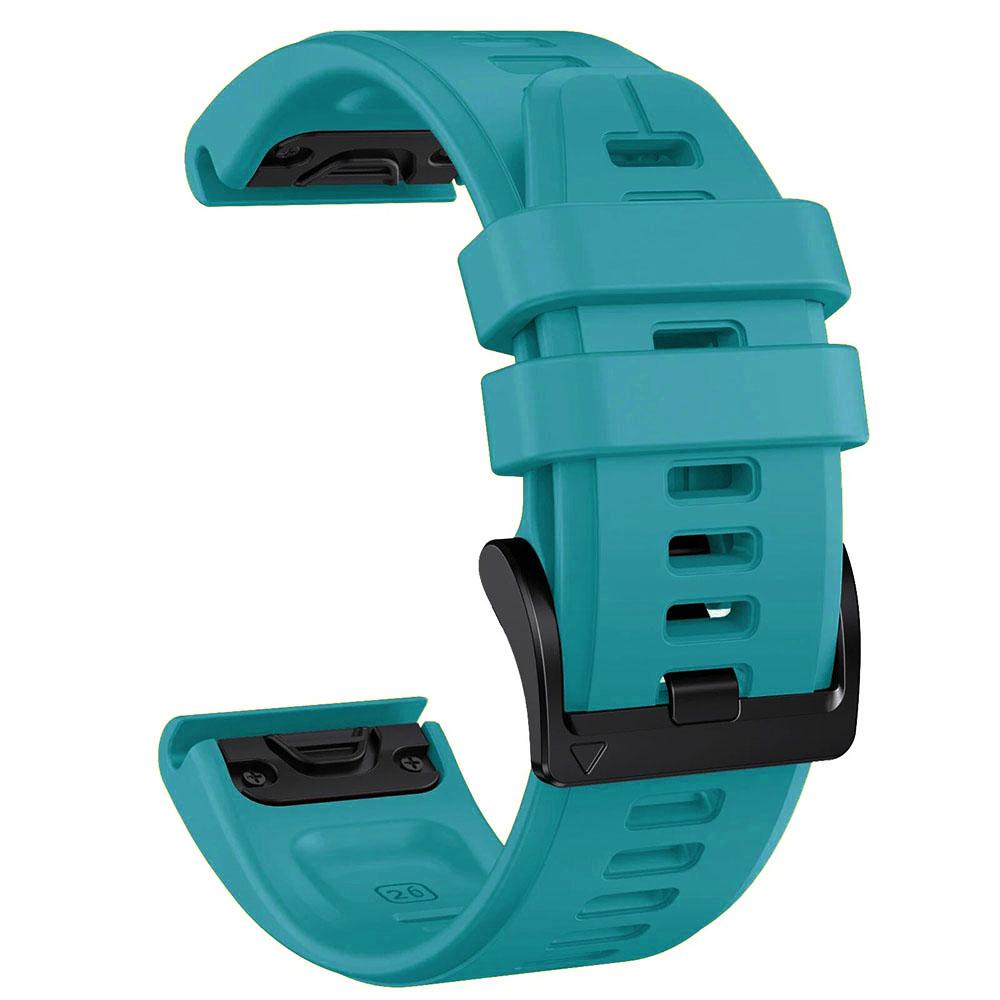QuickFit 22mm 26mm Silicone Strap for Garmin Fenix 8pro 7 7X E 6X 6 Pro 5 5X Plus Epix/Enduro/Descent Mk2i/Instinct 3 Watchbands