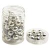 Thicker Plastic Baubles for Christmas Tree Decor Glittery Balls (48PCS)