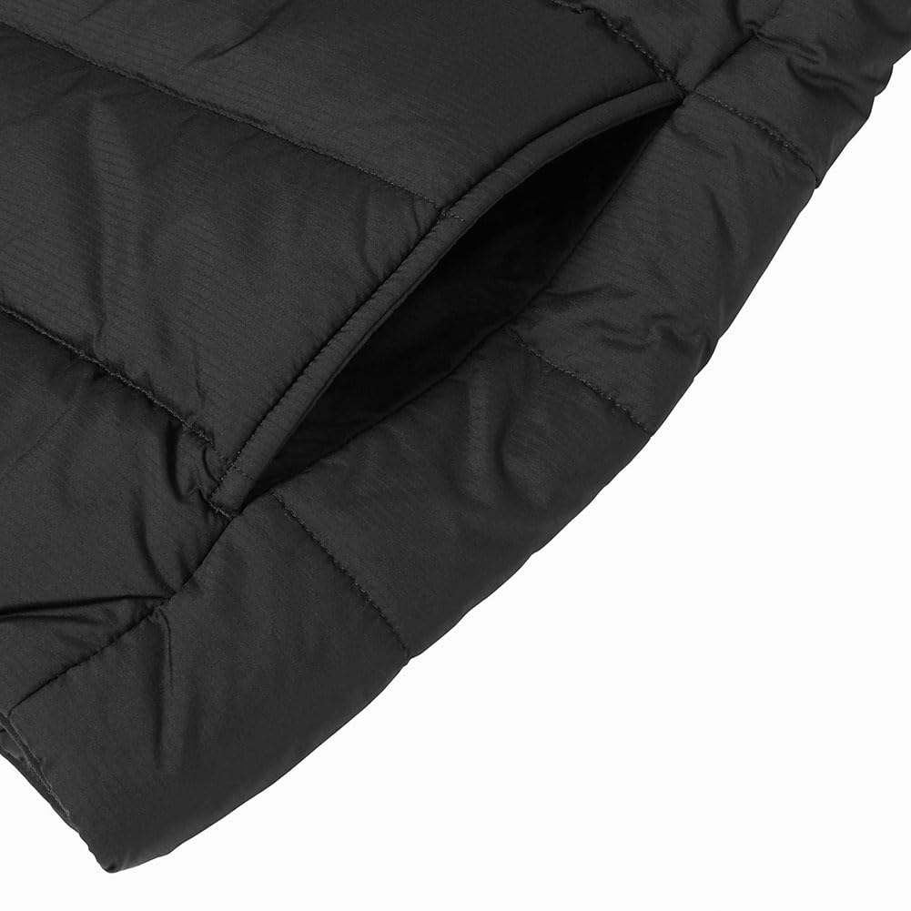 The North Face Micro Zephyr and Size 120 Kids' Cardigan, Unisex, Lightweight, Warm, Cold-Weather, Black,