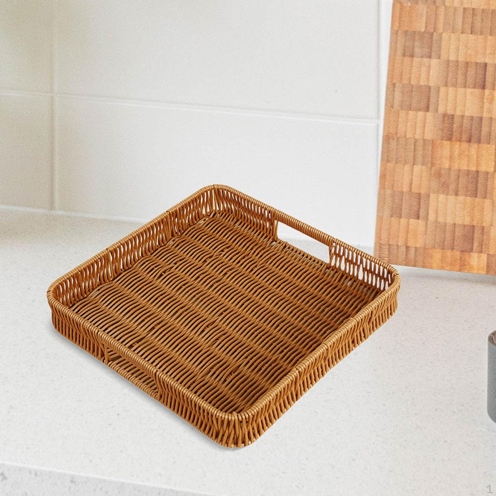 

Элегантная квадратная сервировочная корзина для кухни и столовой M