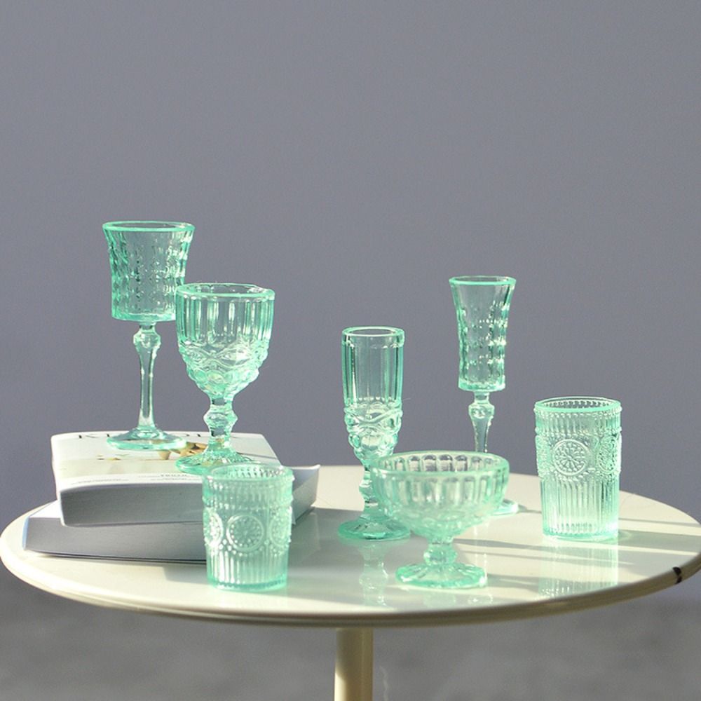 Champagne Glass Dollhouse Water Cup 1/6 Scale Doll Kitchenware Toy  Playing House