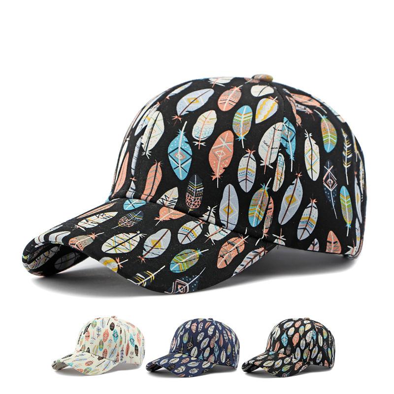 

Printed Cap Female Top Baseball Cap Male чорний