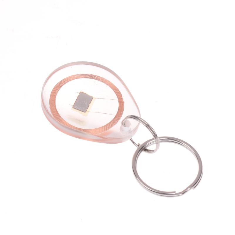Cuid Keychain Token Rewritable Smart Keys Nfc Tag Copy Fobs 13.56Mhz Access Control Writable Card Cuid Changeable Wet Inlay
