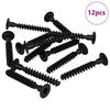 Hex Socket Cap Screw 12 Pcs Black M5 X 40 Mm Iron