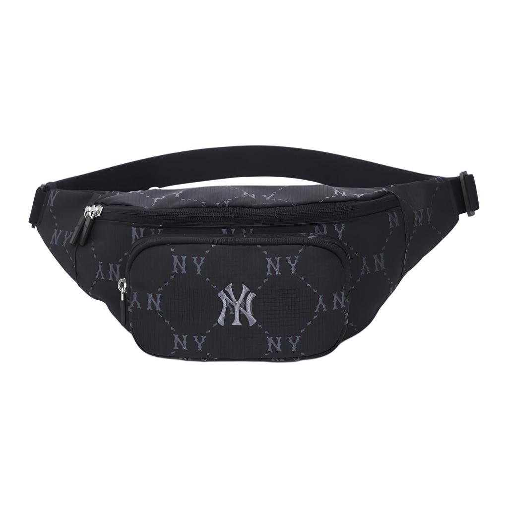 New MLB MONOGRAM Reading Collection Polyester One Shoulder Crossbody Fanny Pack Sling Bags Regular Unisex Black 3AHSM035N-50BKS