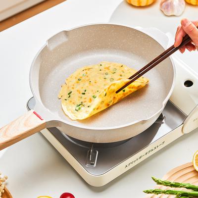 Nonstick Frying Pan Breakfast Wok Steak Egg Pancake Pot Set Coking Food Induction Cooker Ceramic Fry Pan StainlessSteel