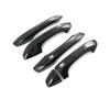 Car Decoration Door Handle Cover For Kia Optima K5 DL3 - Cars Accessories Carbon Fiber Glossy Black Silver