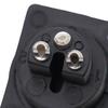 XLR 3-pin Female Socket 1pc Auto Replacement Parts Auto Replacement Parts Black