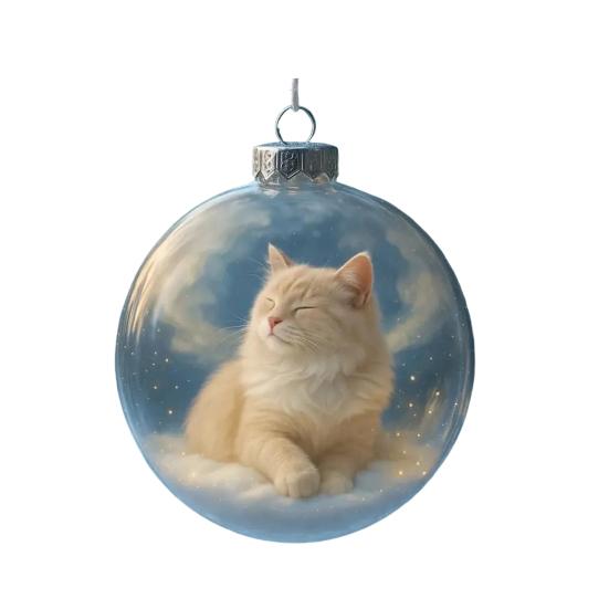 Birds 2D Acrylic Christmas Ornaments Decorative Wild Animal Figurines Ocean Theme Themed Decor Gift for Nature Lovers Festive Decorations