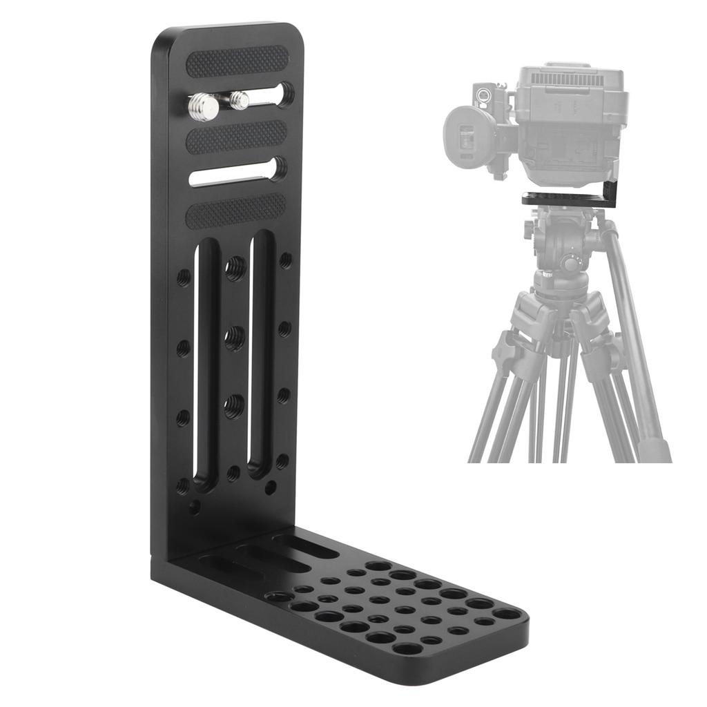 L130C Dslr Stand Stabilizer Universal Shoot Camera Video L Bracket Plate Screw Hole Fixing