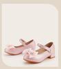 2025 Winter Mädchen Rosa Schleife Prinzessin Hohe Absätze: Modische & Vielseitige Lederschuhe