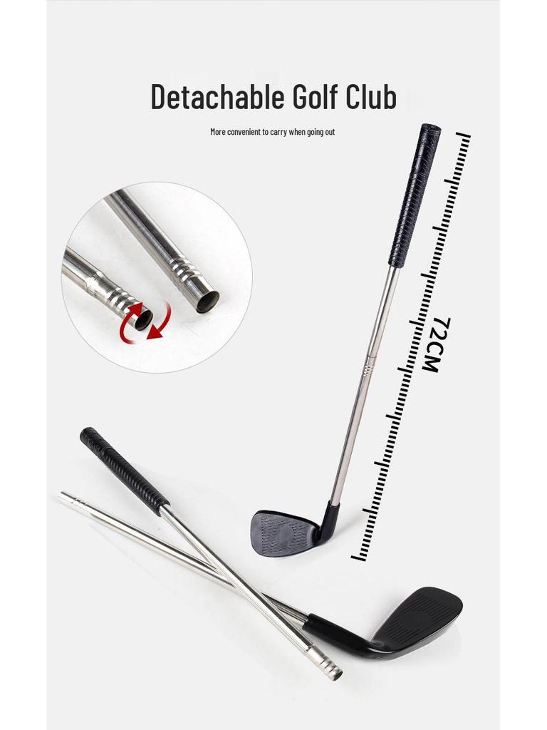 Multi-Function Light-up Children's Golf Set for Indoor & Outdoor Play & Parent-Child Interaction