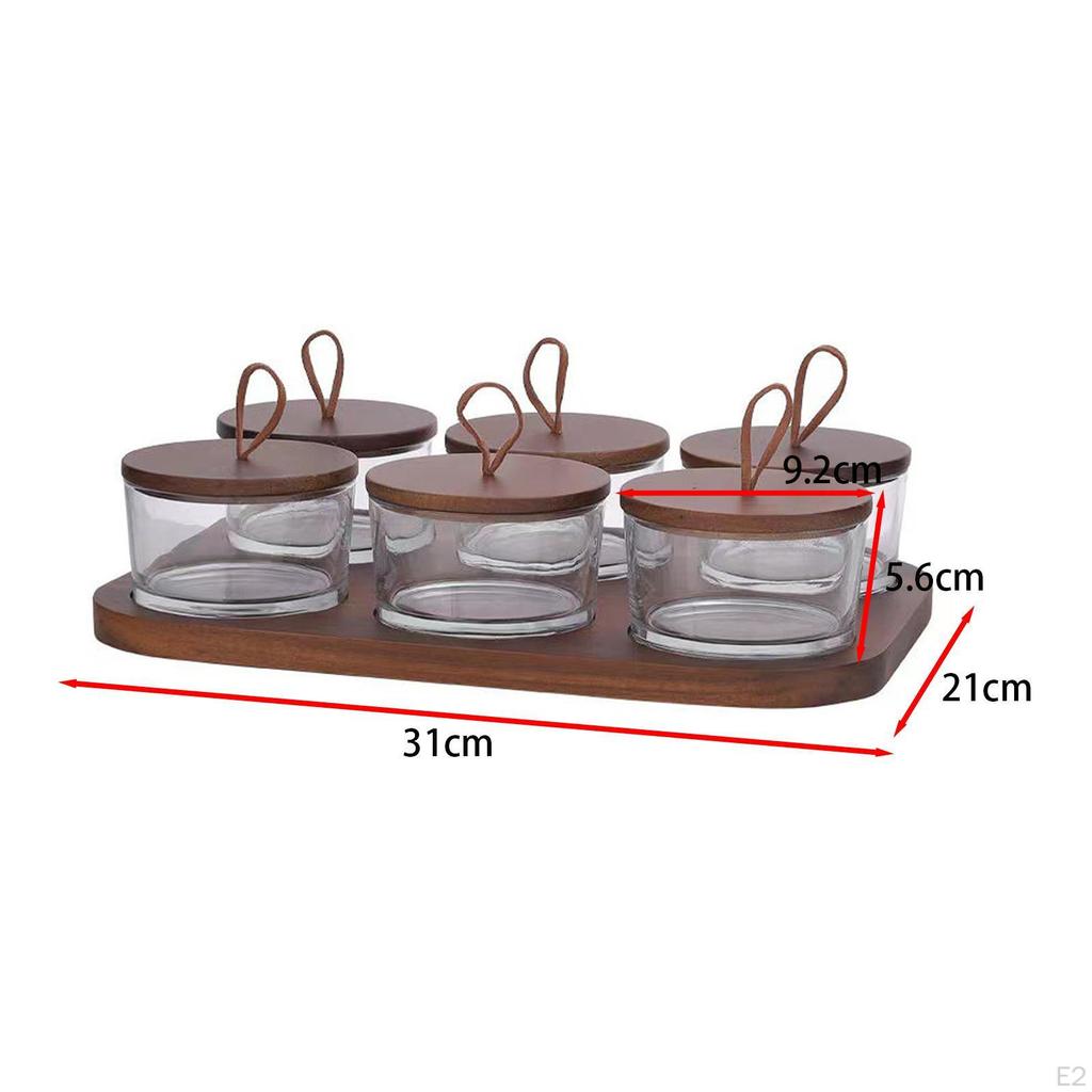 Elegant Glass Food Storage Container for Dried Fruits And Nuts