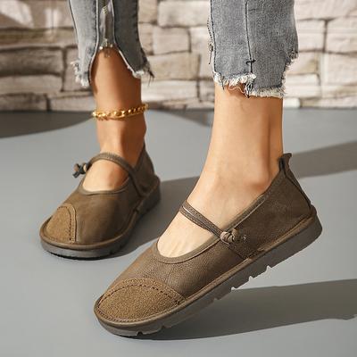 2024 Verkauf Neue Damen Flats Elegant Einfarbig Kleid Mujer Schuhe Frühling Herbst Lässig Slipper Weichsohlige Laufschuhe