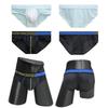Trendy Low Rise Color Block Slim Fit Hip-Lifting Men's Sport Briefs