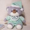 Fluffy Pajamas Dog Doll With Hat Clothes Animal Plushies Dolls Koala Plush Toys  Party Supplies