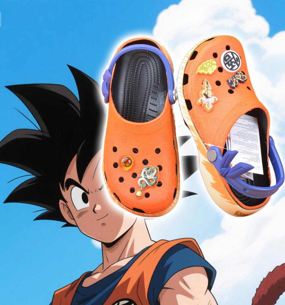 Dragon Ball Goku Kids Non-Slip Beach Clog Sandals