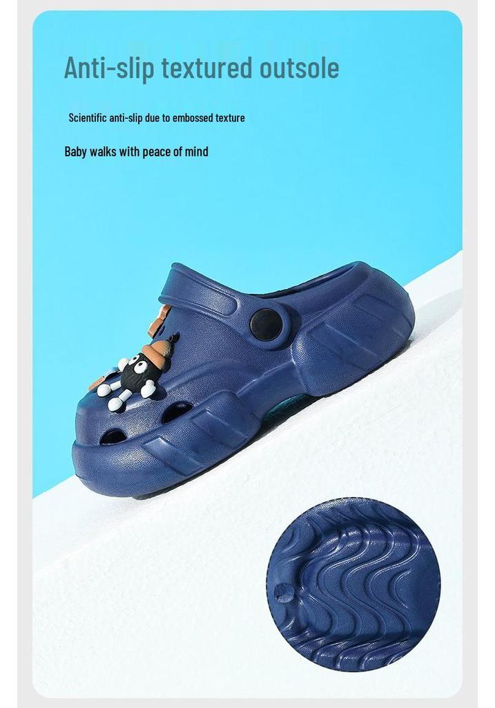 EVA Kids' Non-slip Cartoon Clogs - Summer Indoor/Outdoor Sandals with Thick, Super Soft Sole for Boys and Girls