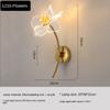 Flower Creative Acrylic Led Wall Lamp Light Luxury Simple Bedroom Bedside Wall Lamp Living Room TV Lamp Wall Decor Light