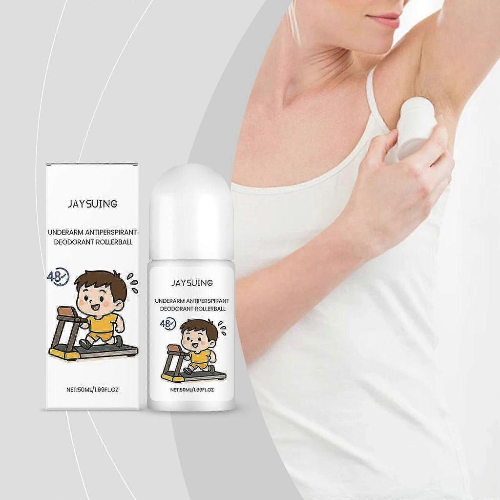 Underarm Roll-on Deodorant, Ideal for Underarms and Wet Intimate Areas, Evens Skin Tone and Has a Light Fragrance