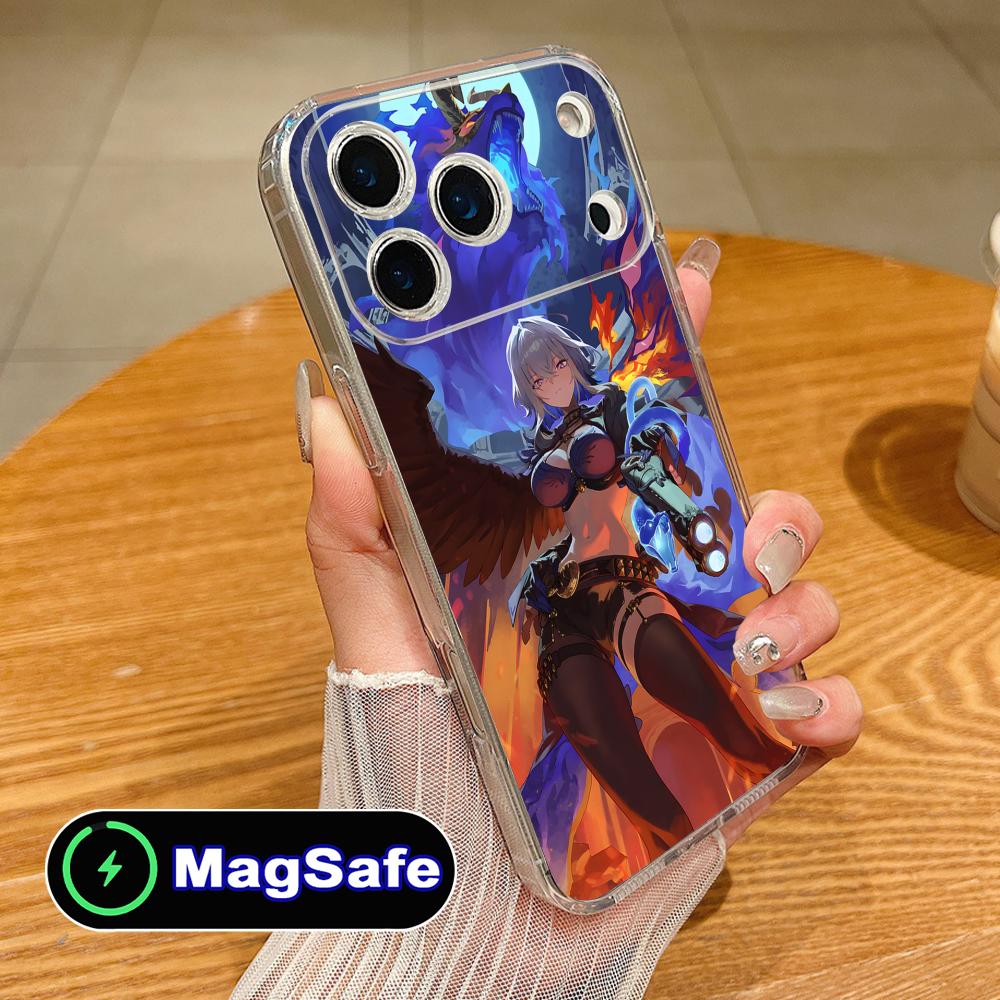 

Wuthering Waves Galbrena Phone Case for iPhone 17 16 15 14 13 12 11 Air Pro Max Plus Mini Magsafe Clear Colorful Cover Luxury iPhone 11 Pro Max