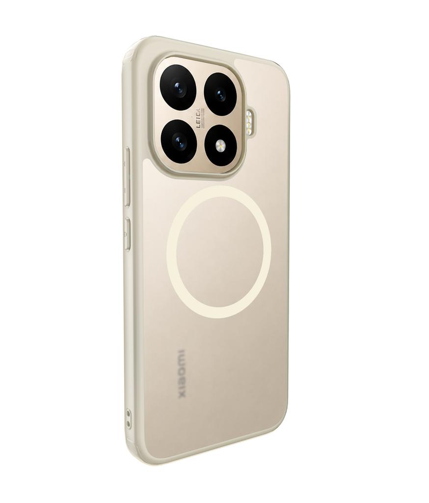Etui do Xiaomi Mi 17T/17T Pro Magnetyczne Matowe Matowe Skóra Dziecka Odporne na Odciski Palców Odporne na Upadki Podniesione Krawędzie Obiektywu Aparatu Pokrowiec