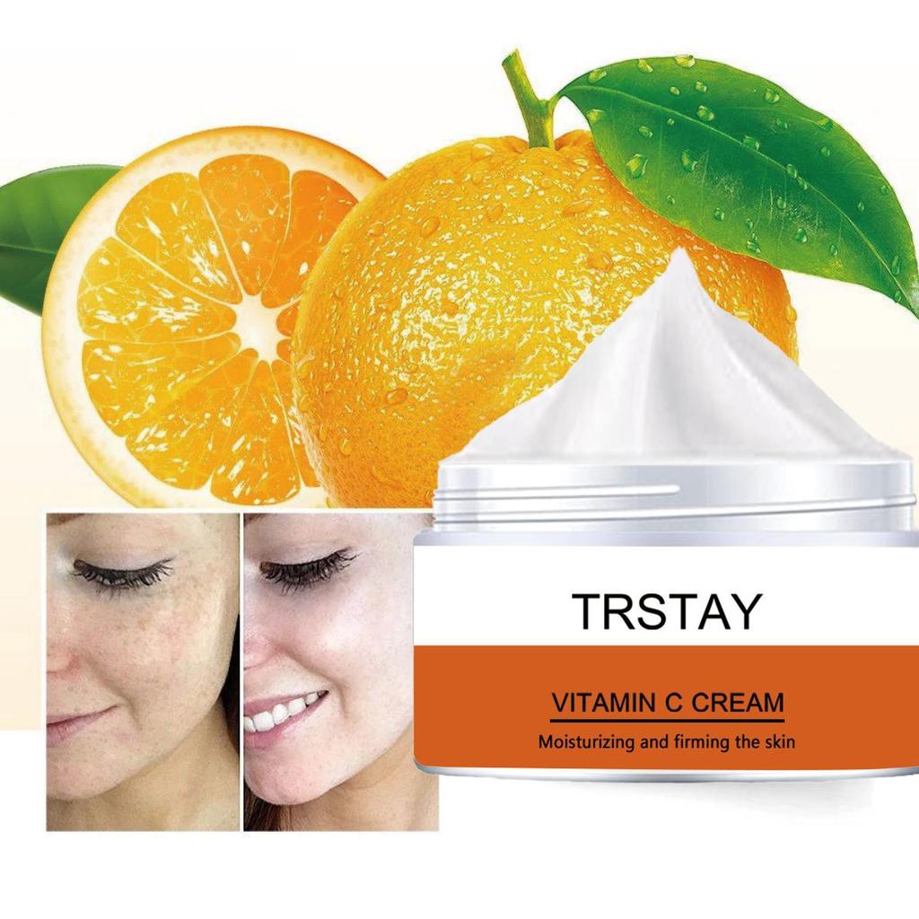 TRSTAY Vitamin C For Face Cream Pigments Dark Spots Removal Whitening Facial Cream Lightening Skin Care Products Beauty Health