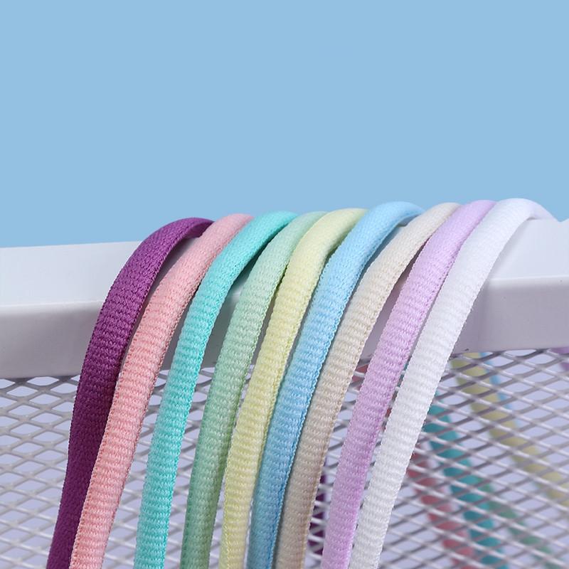 Kulaté tkaničky AF1 Basketbalové tenisky Tkaničky Černá Bílá Tkanička Pánské Dámské Ležérní Sportovní obuv Šňůrky do bot Bílá Černá