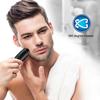 ABS Man Mini Shaver Portable Reusable Battery Powered USB Interface 360 Degree LED Home Business Travel Trimmer Clippers