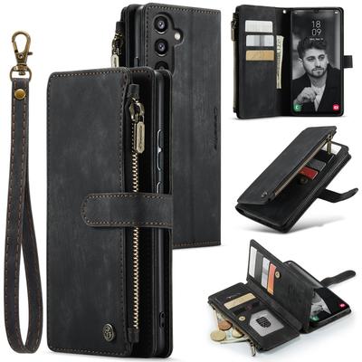 Voor Samsung Galaxy A34 5G CaseMe C30 Multifunctionele Leren Telefoonhoes