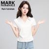 Mark Fairwhale Women's Pleated Polo T-Shirt