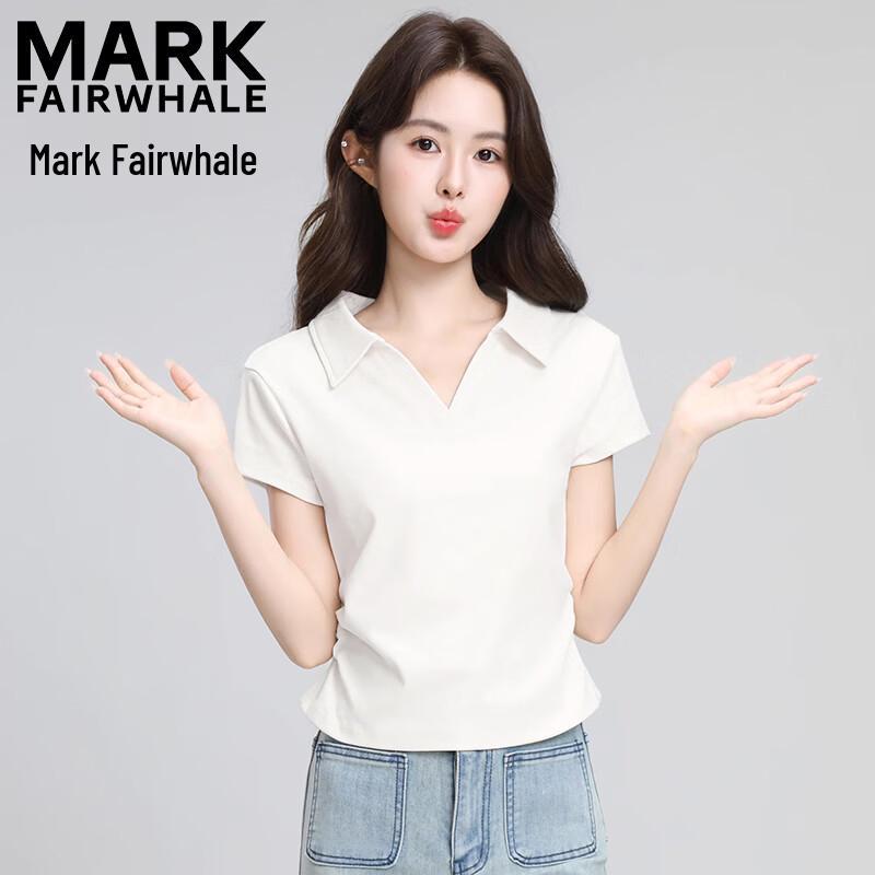 Mark Fairwhale Women's Pleated Polo T-Shirt
